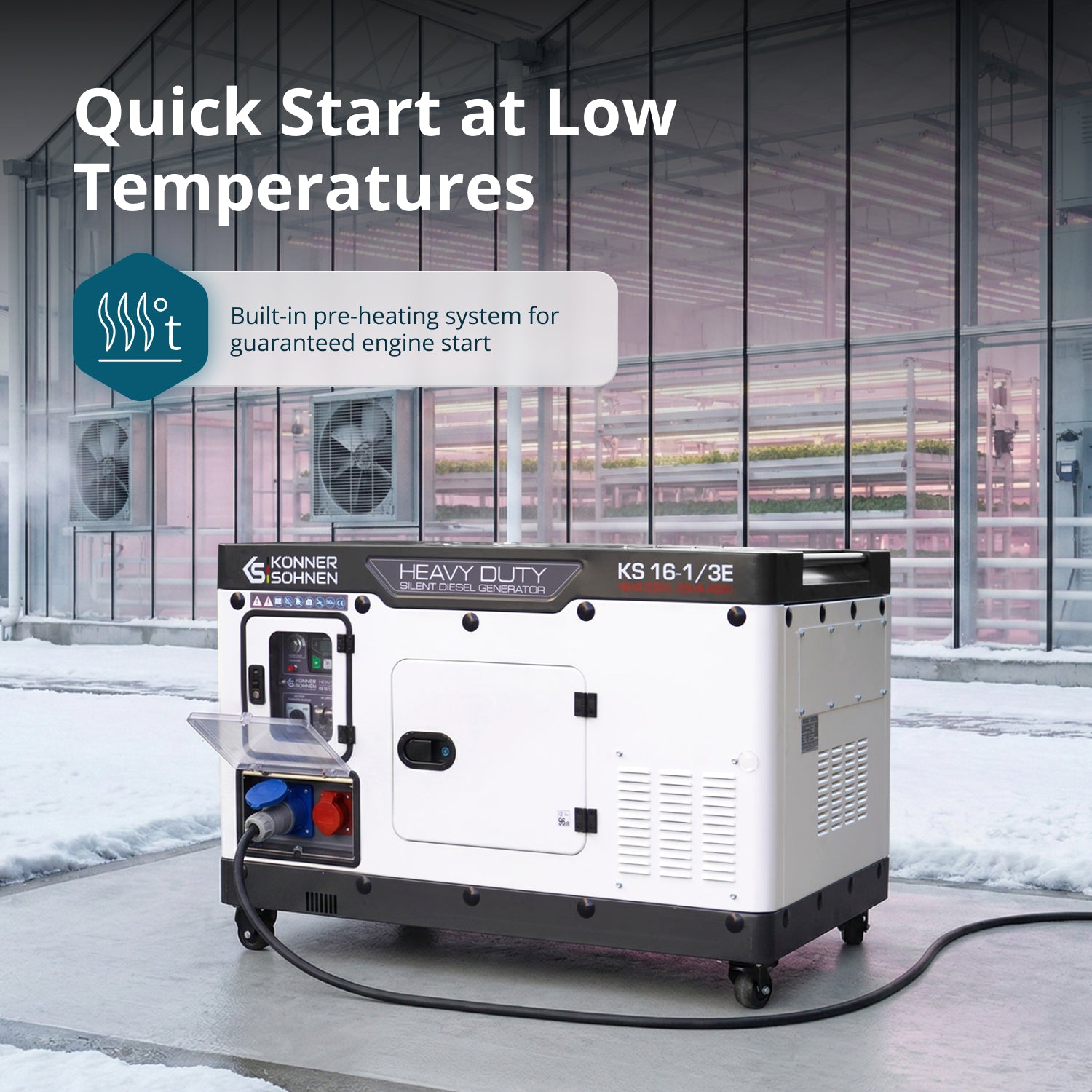 Dízel Generátor KS 16-1/3E