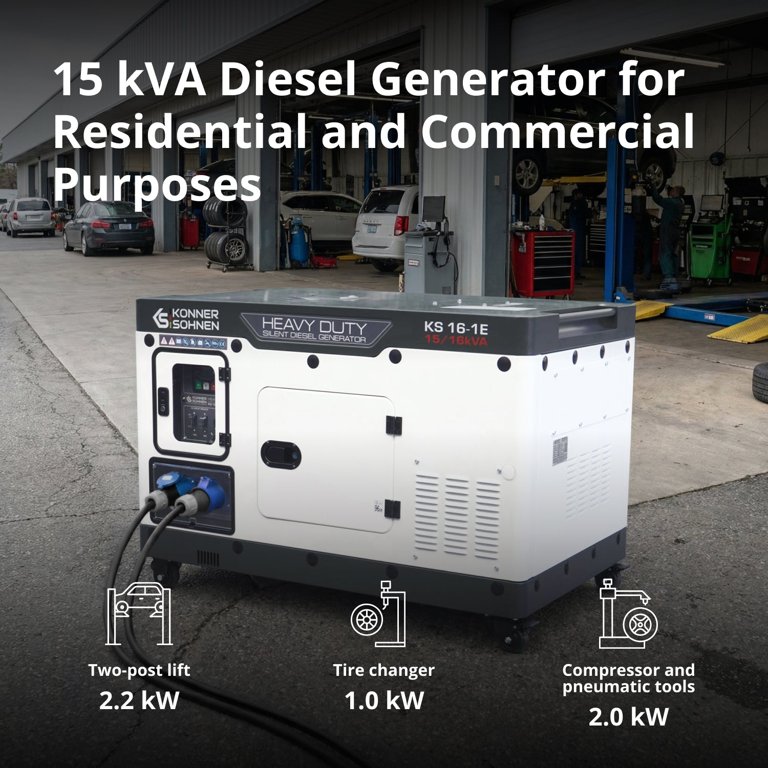 Dízel Generátor KS 16-1E