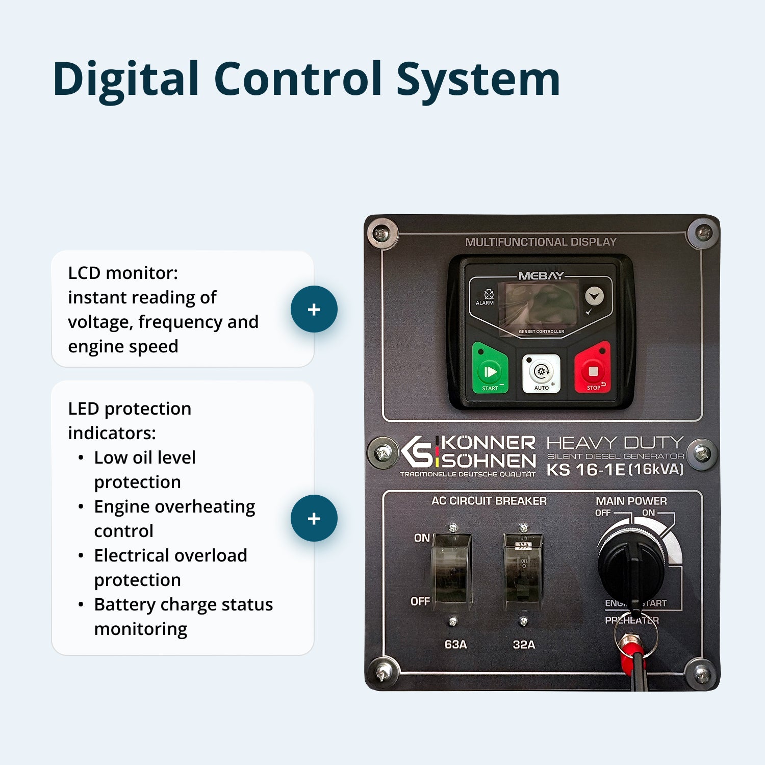 Dízel Generátor KS 16-1E