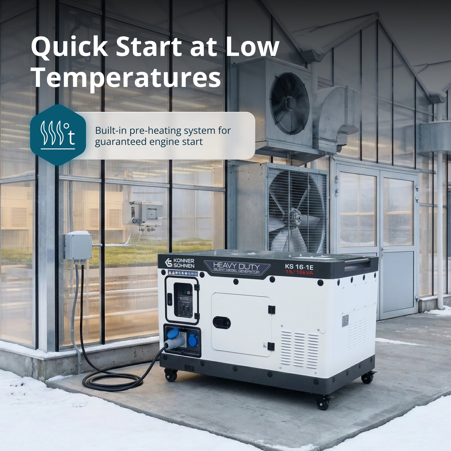 Dízel Generátor KS 16-1E