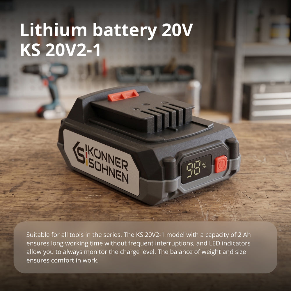20V литиева батерия KS 20V2-1