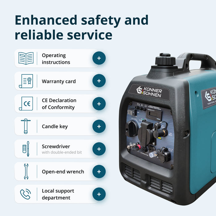 Инверторен генератор на LPG/бензин KS 3100iG S