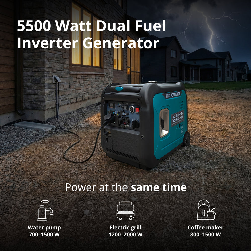 Инверторен генератор на LPG/бензин KS 5500iEG S