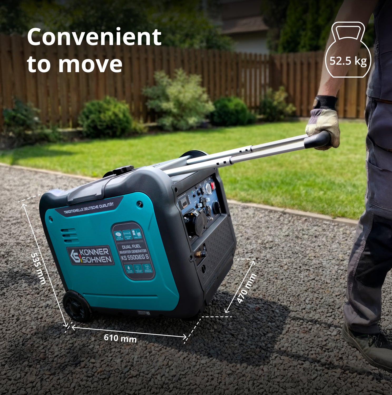 LPG/benzin inverter generátor KS 5500iEG S