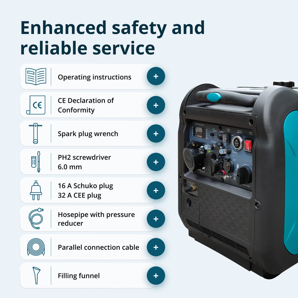 Инверторен генератор на LPG/бензин KS 5500iEG S