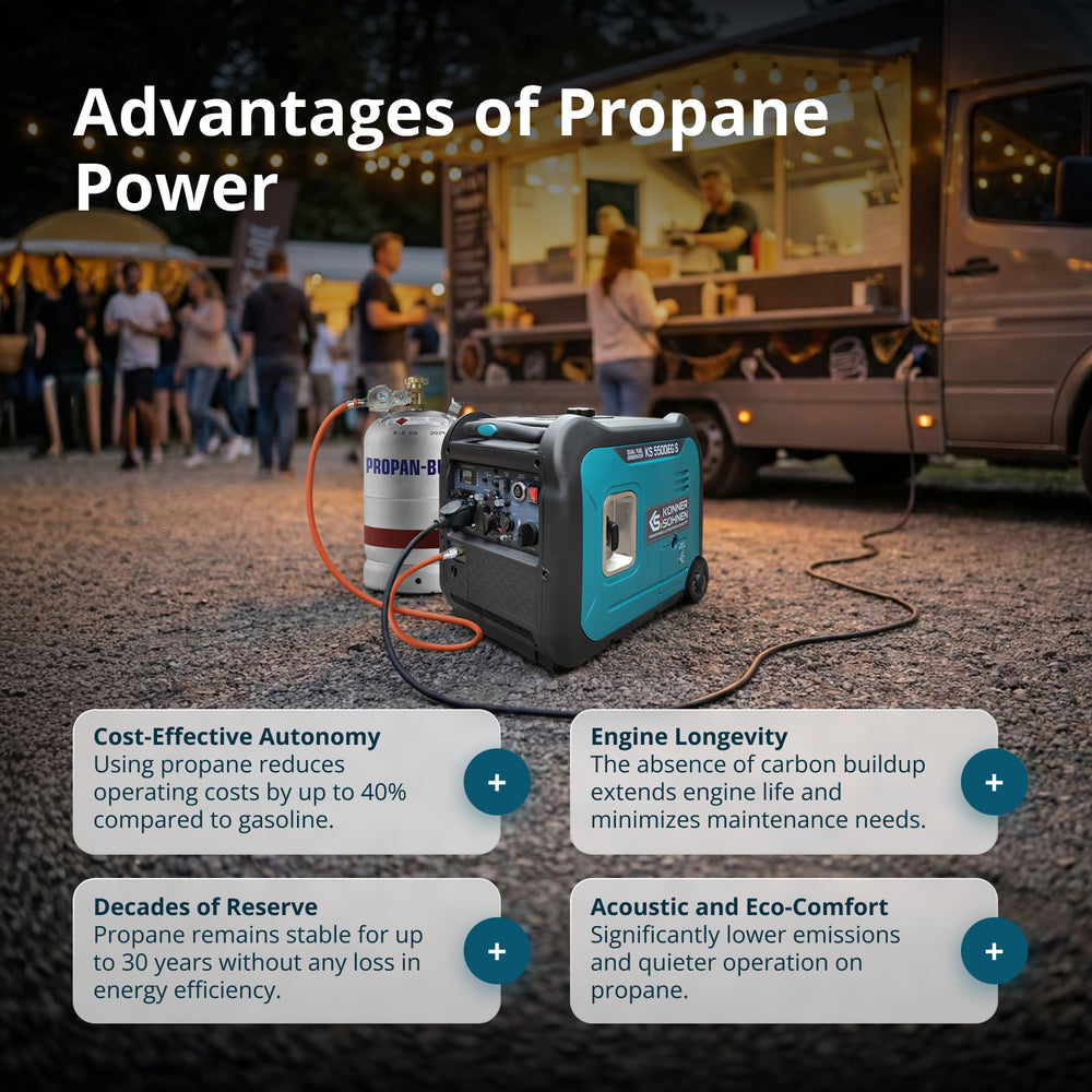 Инверторен генератор на LPG/бензин KS 5500iEG S
