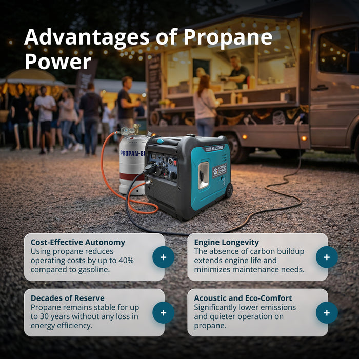 Инверторен генератор на LPG/бензин KS 5500iEG S