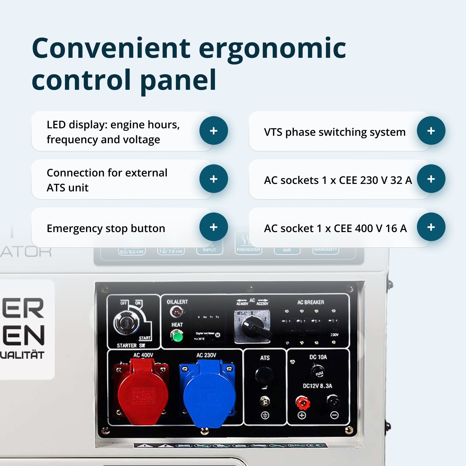 „Könner & Söhnen” KS 9200HDES-1/3 ATSR (EURO V) dízelgenerátor