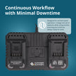Dual charger for 20V rechargeable batteries KS C35A-2 thumbnail