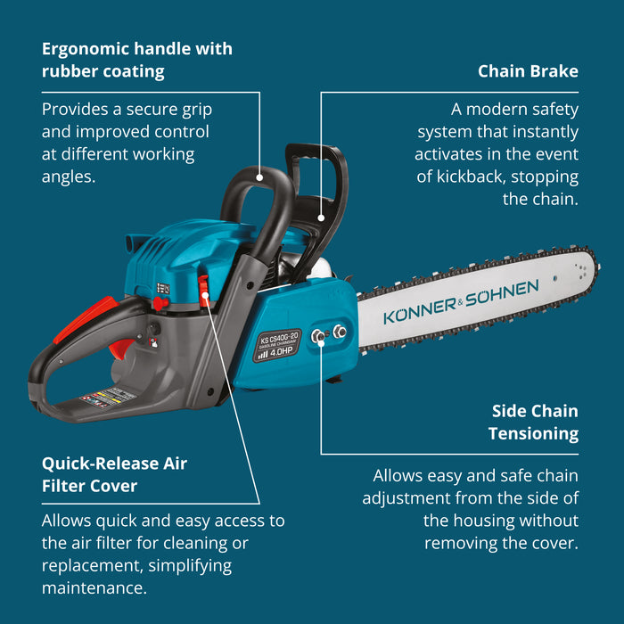 Gasoline chainsaw KS CS40G-20