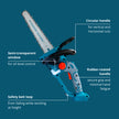 Cordless Mini Chainsaw KS MCS20V-12 SET thumbnail
