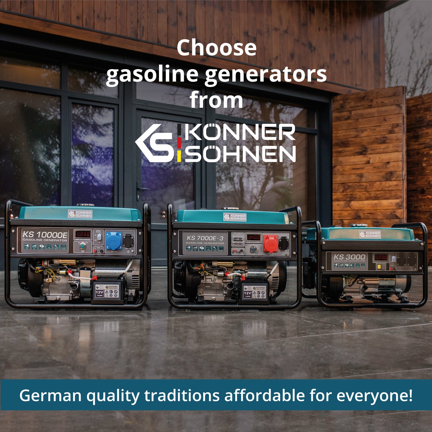 Generator pe benzina "Könner & Söhnen" KS 3000E