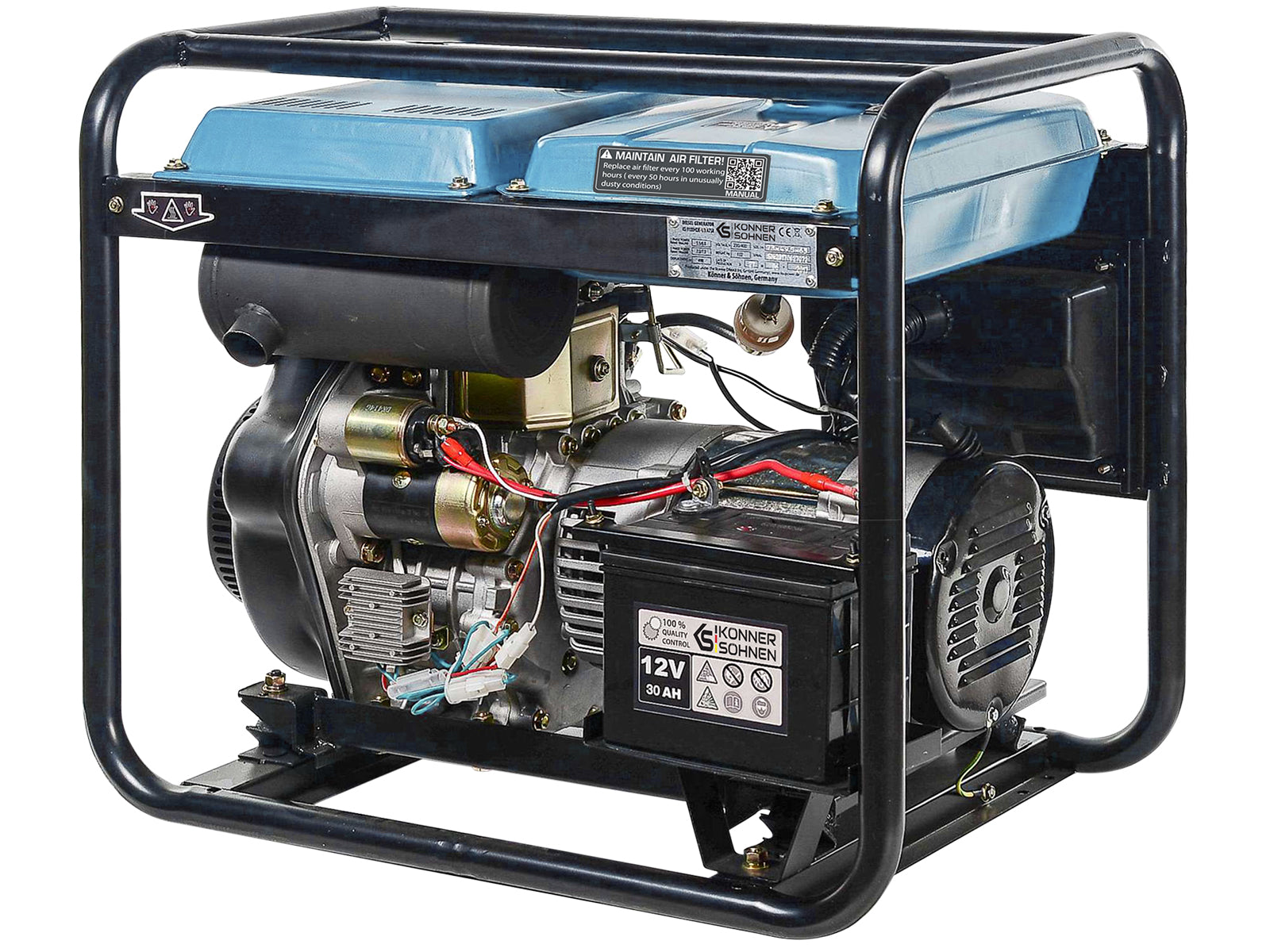 Дизелов генератор „Könner & Söhnen“ KS 8100HDE-1/3 ATSR (EURO V)