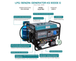 LPG/Benzin Generátor "Könner & Söhnen" KS 9000E G thumbnail