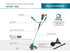 Cordless brush cutter &amp; String trimmer KS BCT-40V, image 13