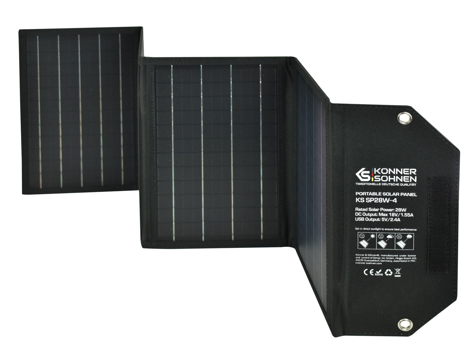 Преносим соларен панел KS SP28W-4