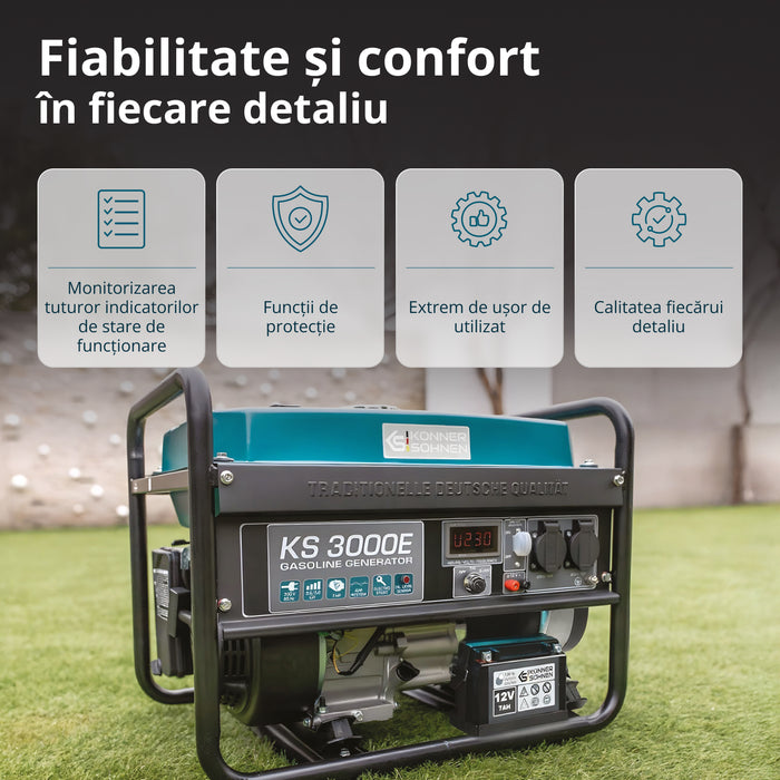 Generator pe benzina "Könner & Söhnen" KS 3000E