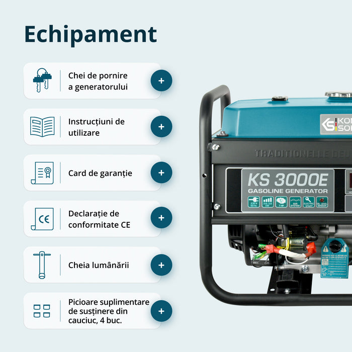 Generator pe benzina "Könner & Söhnen" KS 3000E