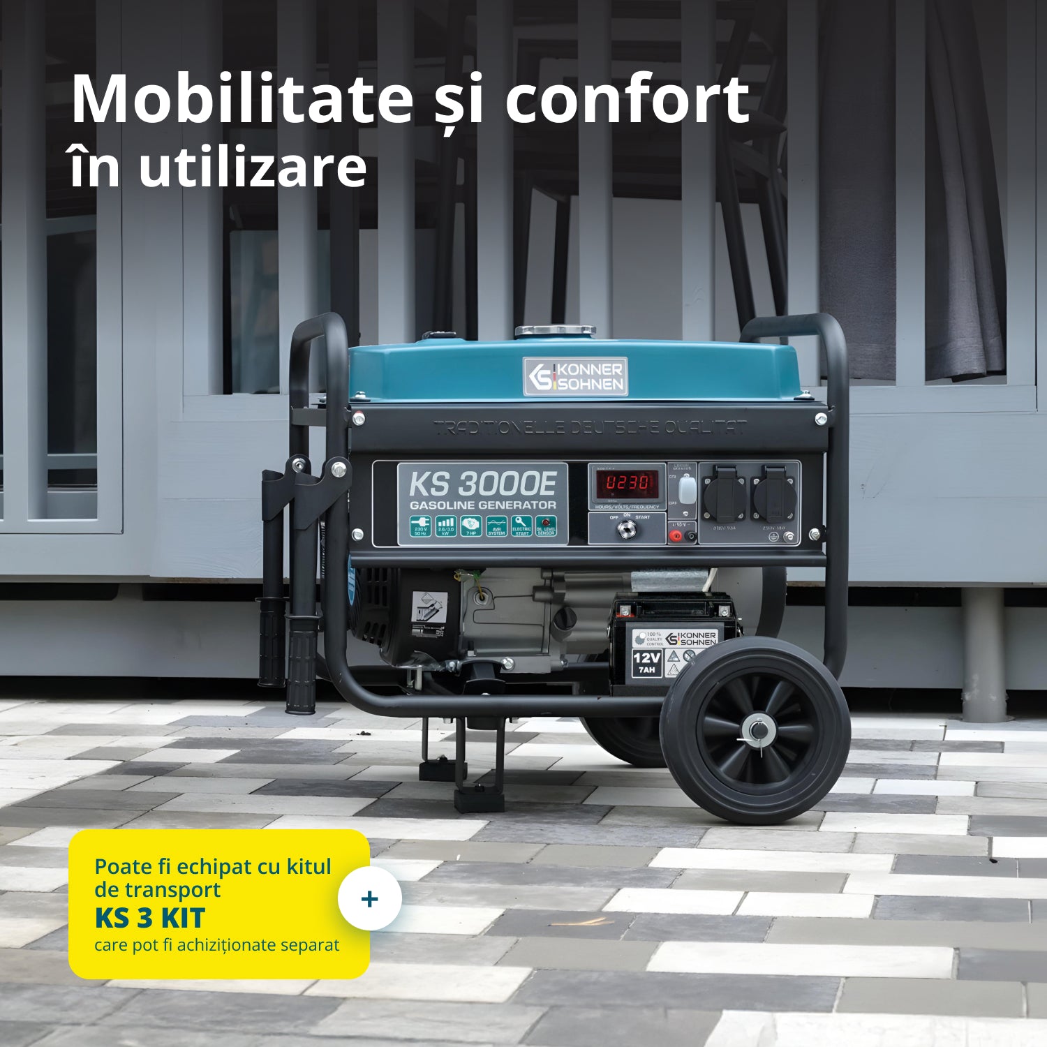 Generator pe benzina "Könner & Söhnen" KS 3000E