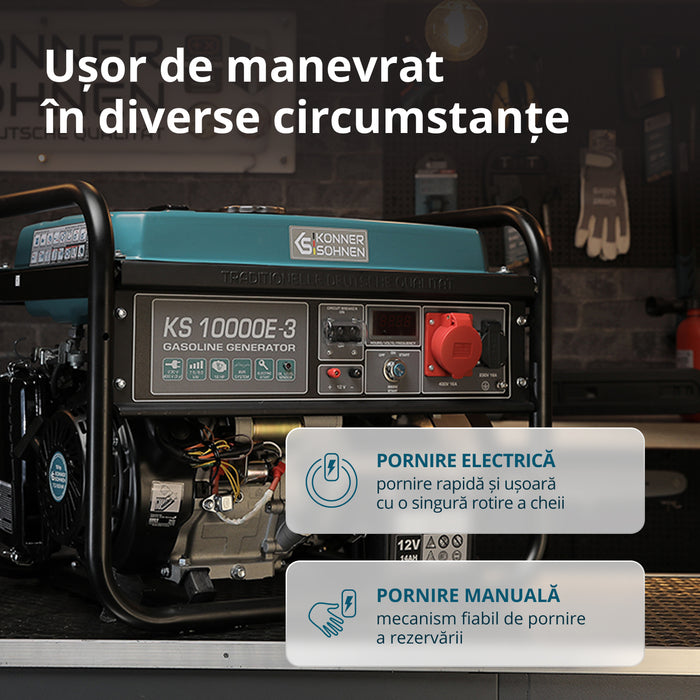 Generator pe benzina "Könner & Söhnen" KS 10000E-3