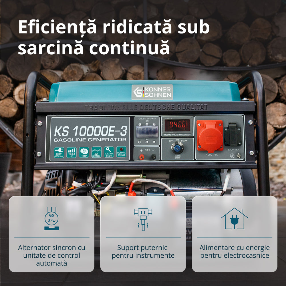 Generator pe benzina "Könner & Söhnen" KS 10000E-3