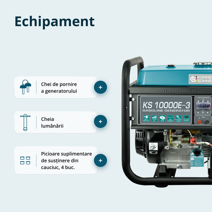 Generator pe benzina "Könner & Söhnen" KS 10000E-3