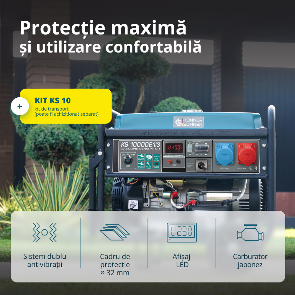 Generator pe benzina "Könner & Söhnen" KS 10000E 1/3