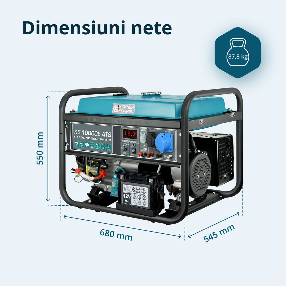 Generator pe benzina "Könner & Söhnen" KS 10000E ATS