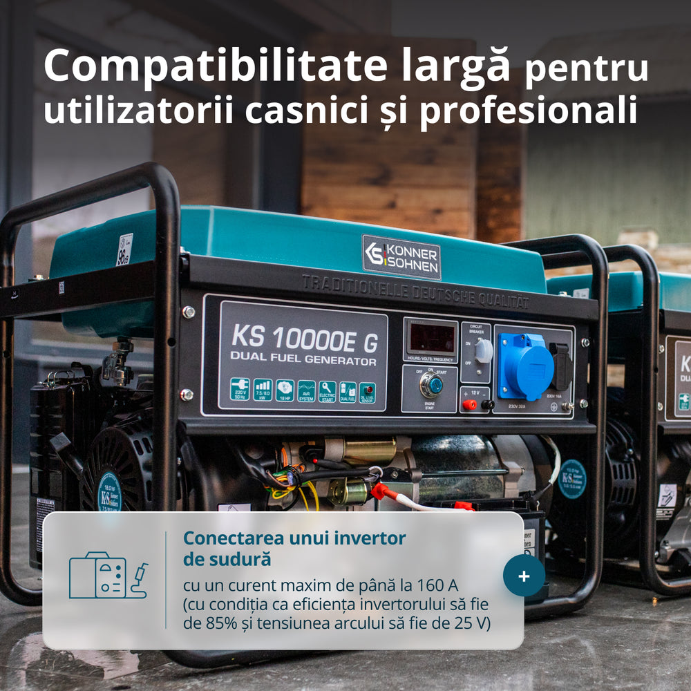 LPG/Бензинов генератор „Könner & Söhnen“ KS 10000E G