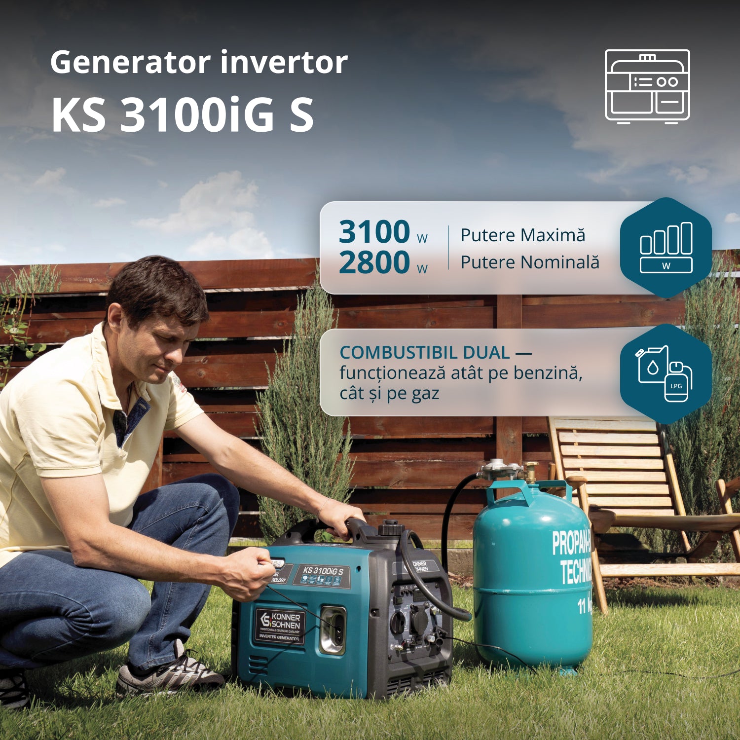 Generator cu inverter KS 3100iG S