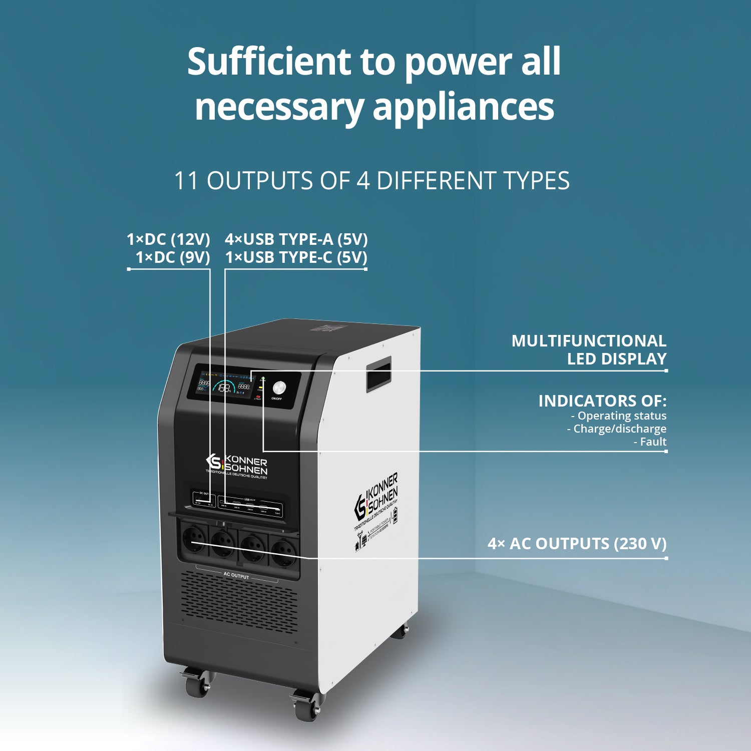 Portable power station KS 5200PS