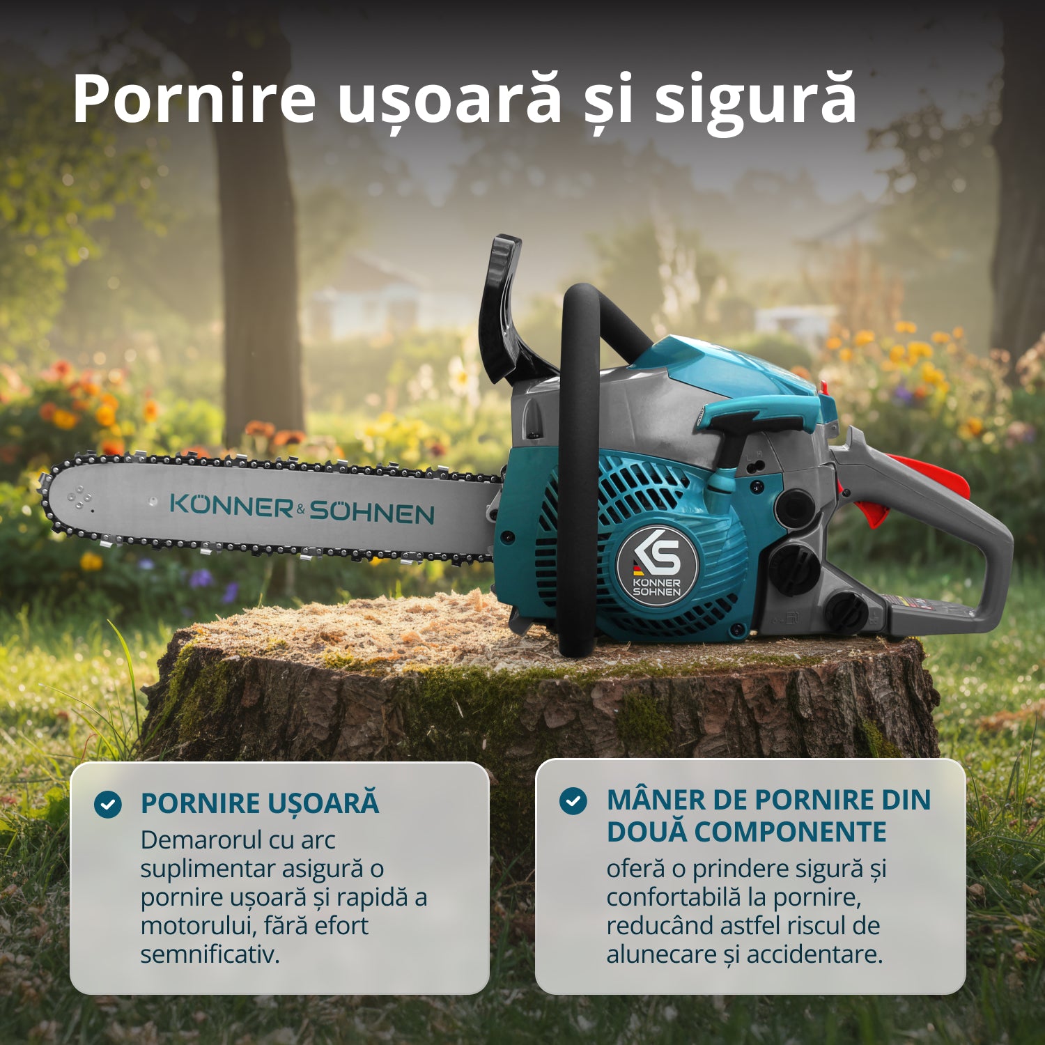 Fierăstrău pe benzină KS CS18G-14C