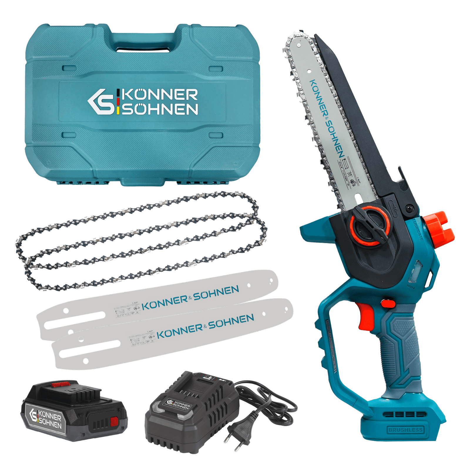 Cordless Mini Chainsaw KS MCS20V-8 Case