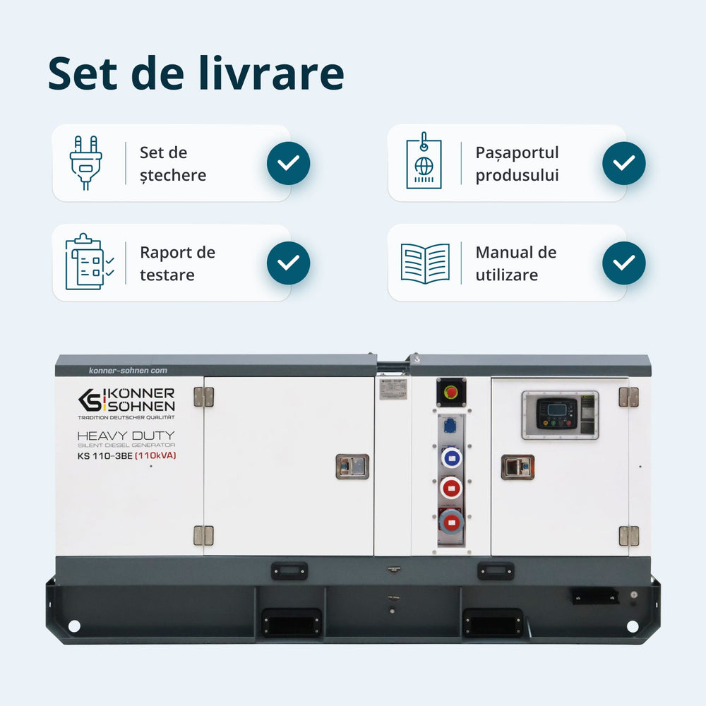 Centrală electrică diesel trifazată KS 110-3BE 