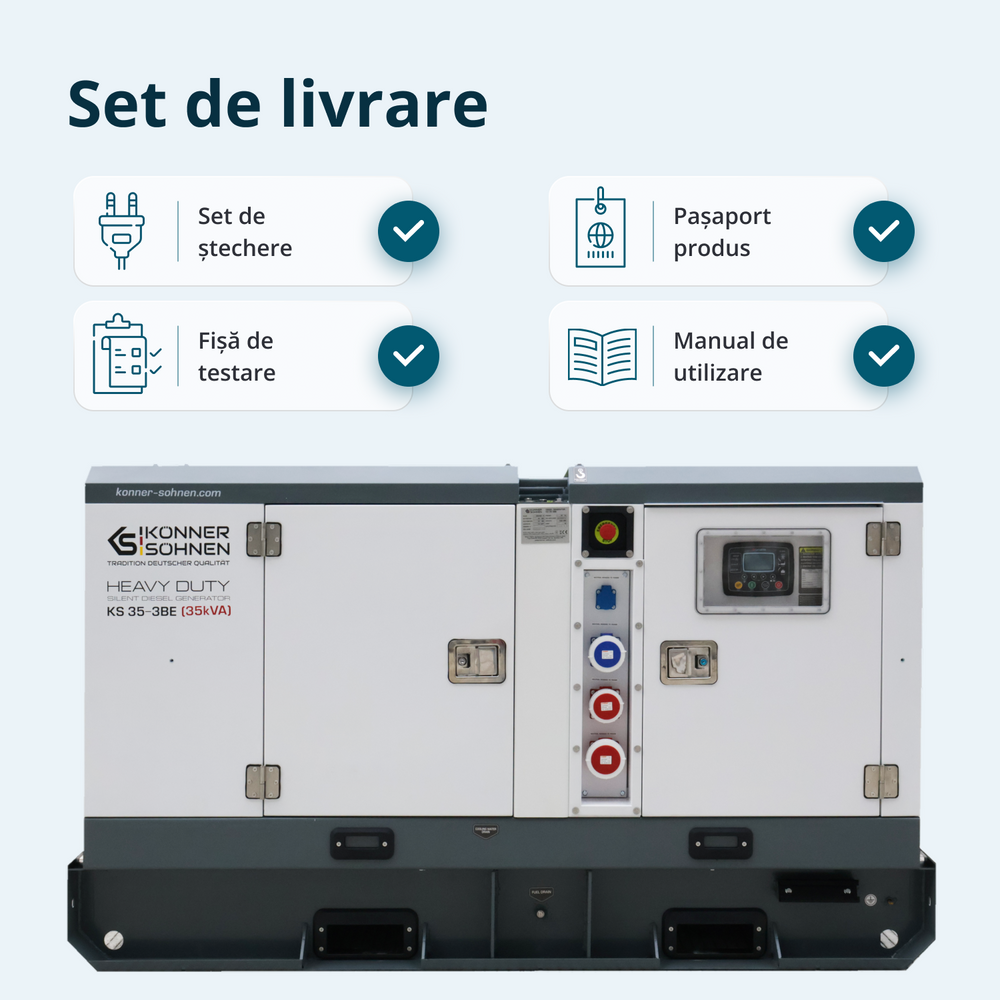 Centrală electrică diesel trifazată KS 35-3BE 