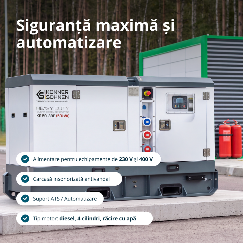 Centrală electrică diesel trifazată KS 50-3BE 