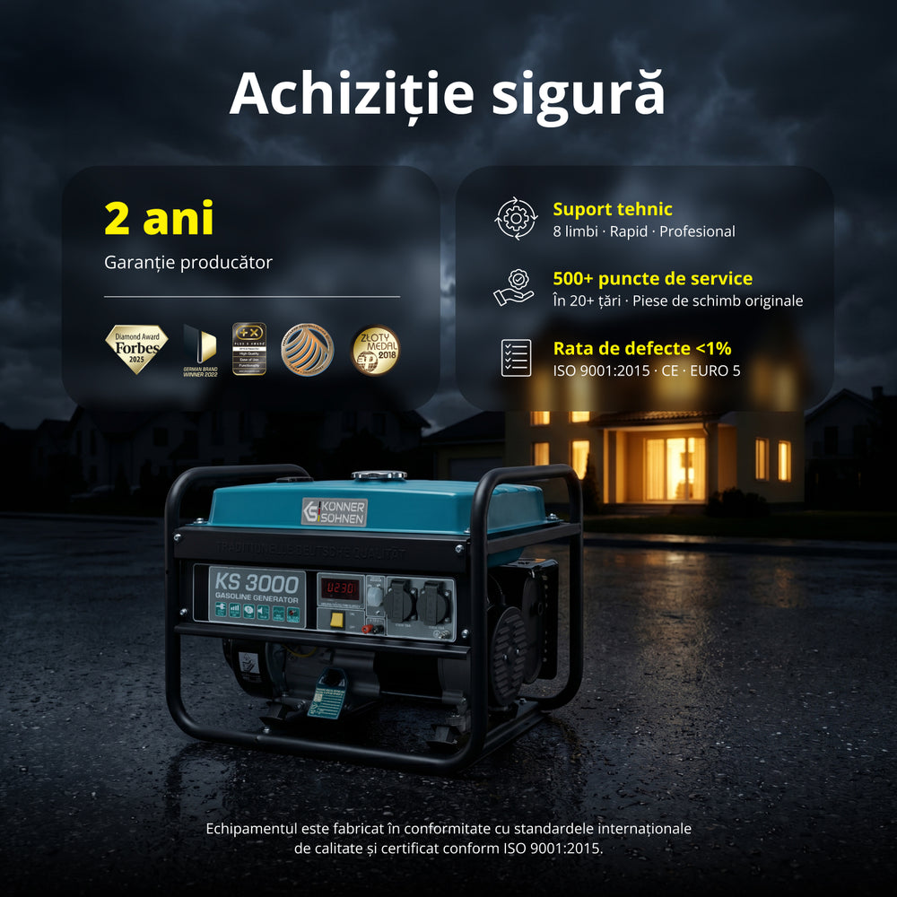 Generator pe benzina "Könner & Söhnen" KS 3000