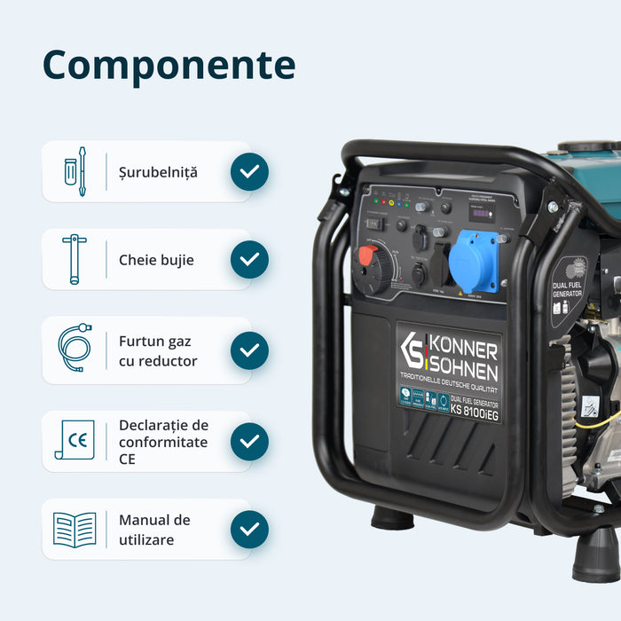 Generator cu inverter KS 8100iEG