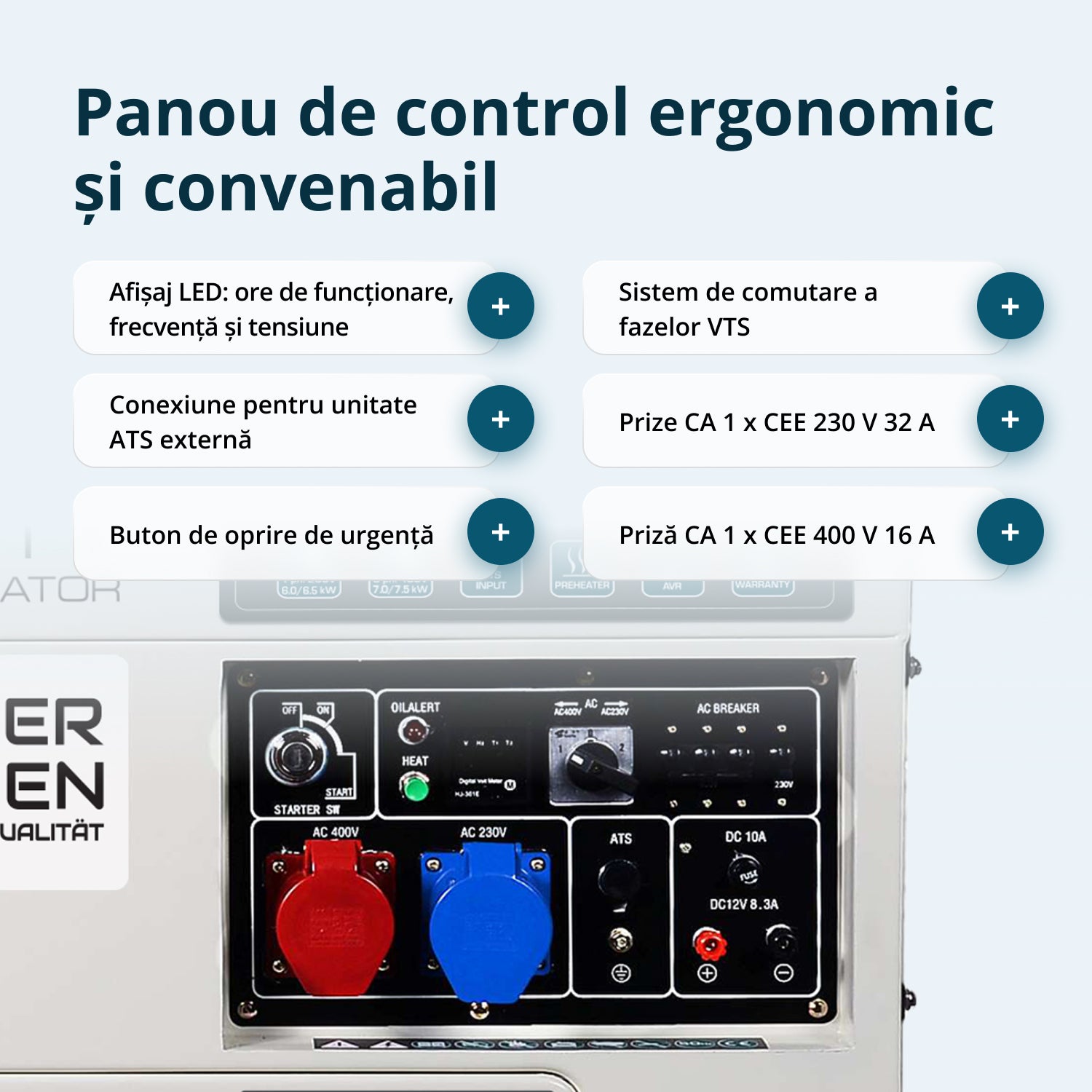 Generator diesel "Könner & Söhnen" KS 9200HDES-1/3 ATSR (EURO V)