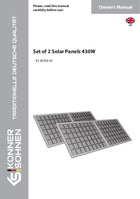 Set of 2 Solar Panels 430W KS SP430-HC