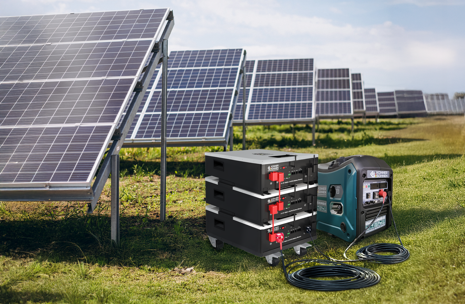 Generator DC cu sistem dual fuel KS 24VGS-DC